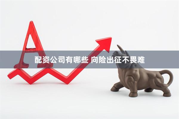 配资公司有哪些 向险出征不畏难